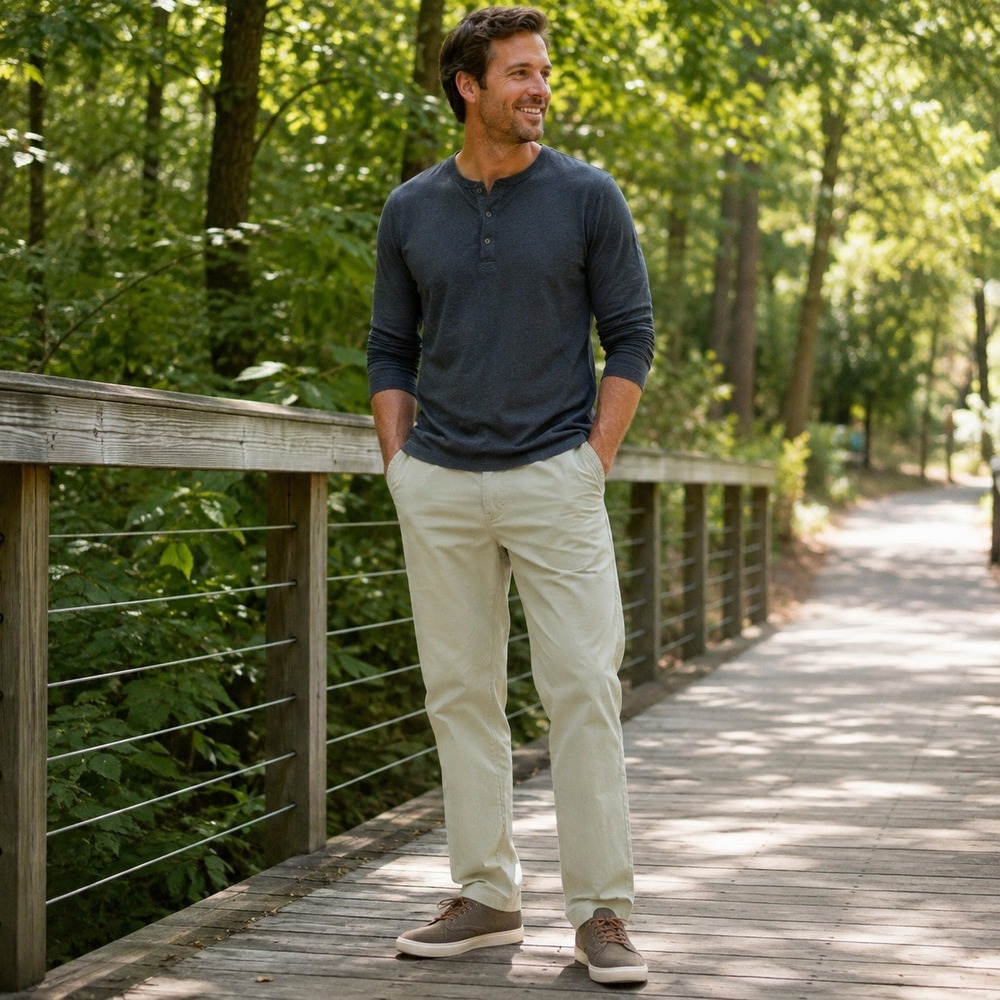 Patagonia Mens 38 Organic Cotton Chino Pants Khaki 30 Inseam SP11 56135